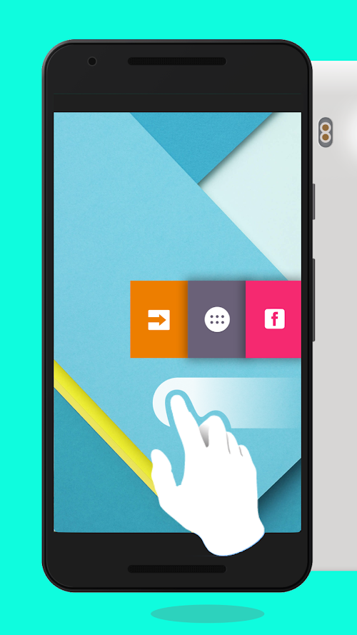 Android application Swipedge, Sidebar Panel (Beta) screenshort