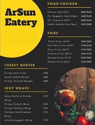 Arsun Eatery menu 3