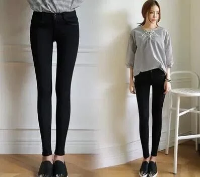 Koreaanse Stretch Broek Slim Pencil Broek Voor Dames Perfecte Pasvorm Comfortabel en Elegant Ideaal voor Dagelijks Gebruik of Feesten