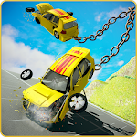 Cover Image of ดาวน์โหลด Chained Car Crash Beam Drive: Accident Simulator 1.1 APK