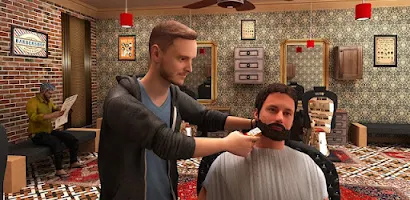 Real Barber Shop Haircut Salon 3D- Hair Cut Games APK pour Android  Télécharger