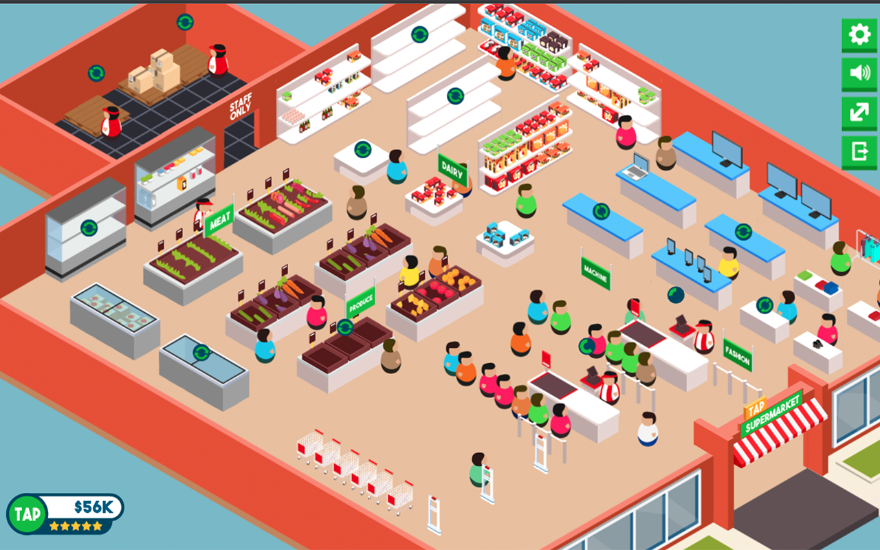 Tap Supermarket - Food Game Preview image 2