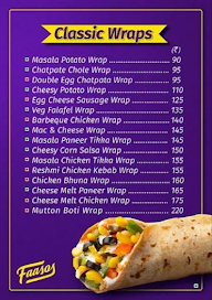 Faasos Signature Wraps & Rolls menu 1