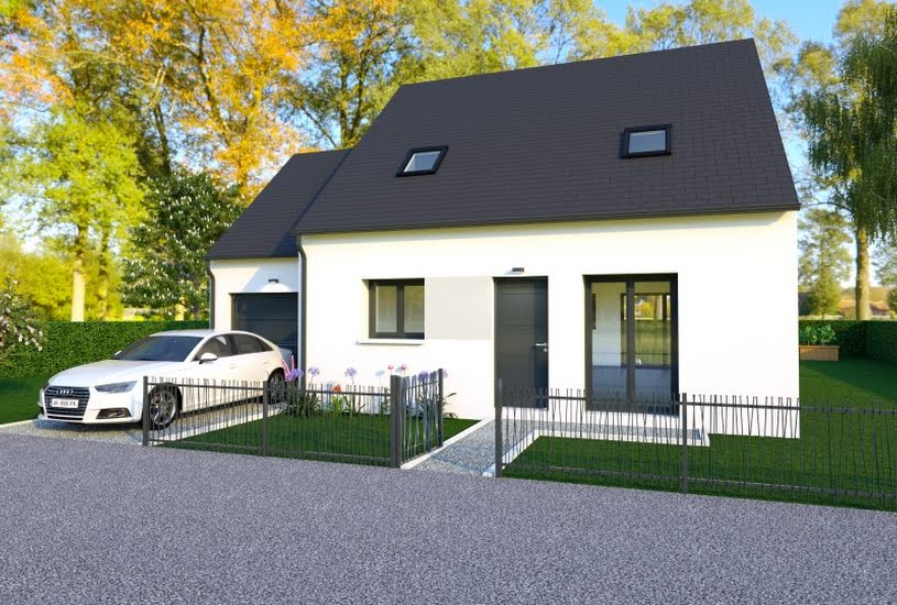  Vente Terrain + Maison - Terrain : 640m² - Maison : 80m² à Auzouer-en-Touraine (37110) 