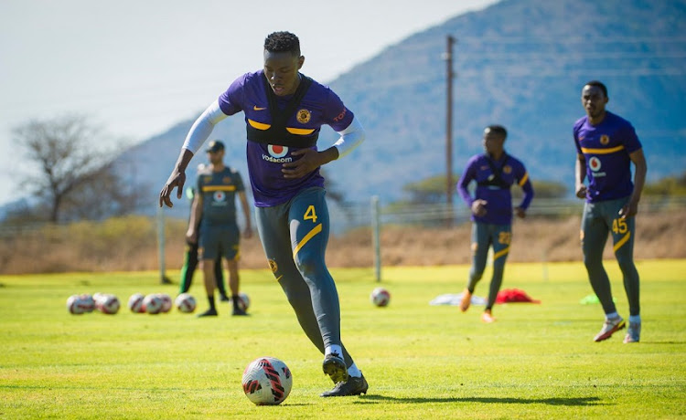 Zitha Kwinika in preseason training at the Kaizer Chiefs Village in Naturena.