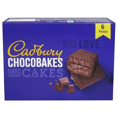 Cadbury Chocobakes Choc Layered Cakes - Family Pack 114 Gm - 126 gm