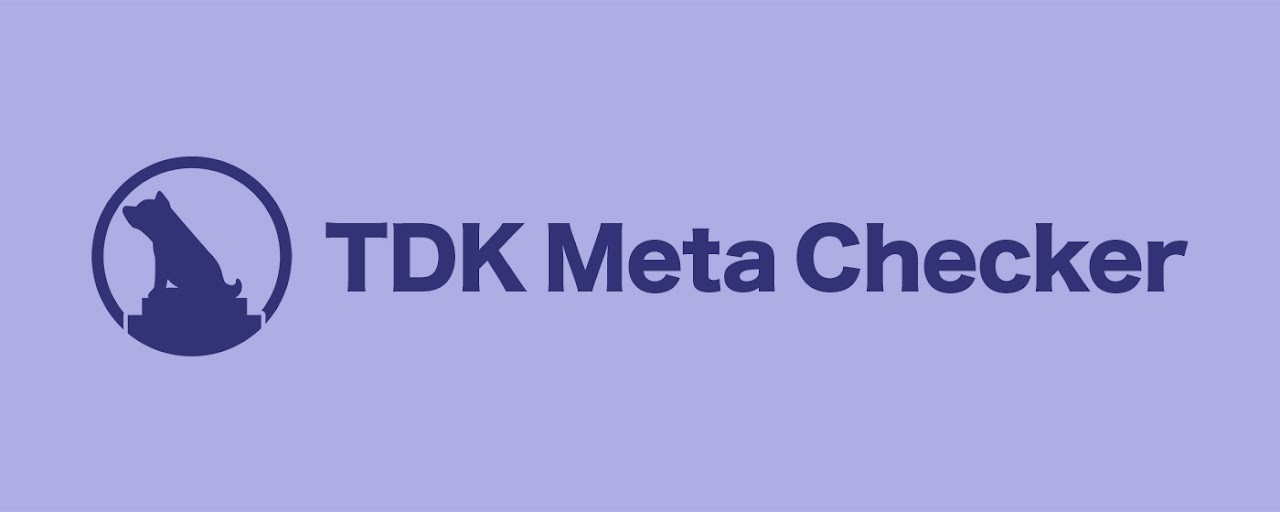 TDK Meta Checker Preview image 2