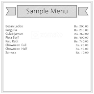 Aggarwal Sweets Centre menu 1