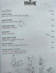 The Moonshine Project menu 1