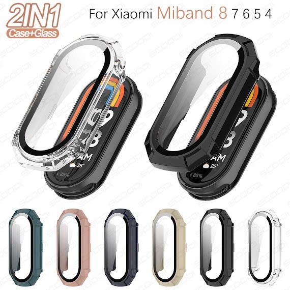 Ốp Lưng Trong Suốt Cho Điện Thoại Xiaomi Mi Band 8 7 Smart Miband 6 5 4