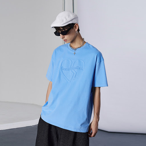 Title 9, MENTMATE 21SS Niche Embossed Print Split Love T...