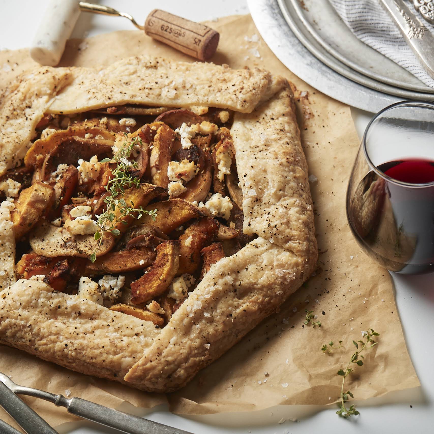 Savory Butternut Squash Galette