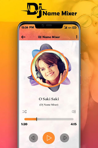 DJ Name Mixer with Music Player  Name Mix to Song