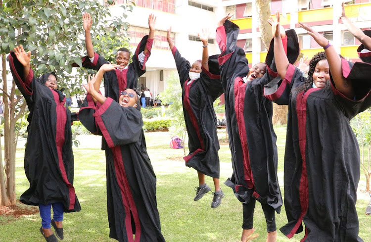 Graduands from KMTC