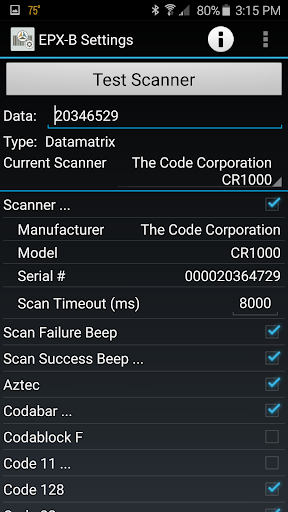 Code Barcode Scanner Driver