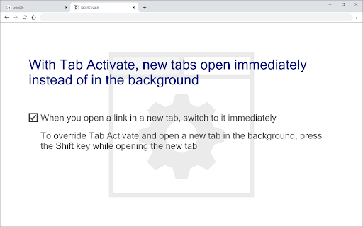 Tab Activate