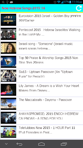 New Hebrew Songs 2015