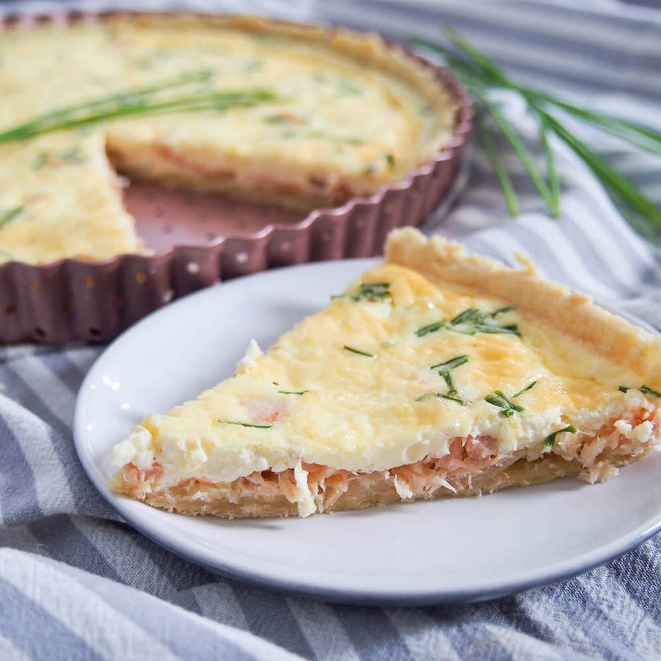 Crustless Salmon Quiche Recipe Nz