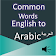 Common Words English to Arabic icon