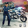 Crazy Police Bike Delivery Simulator Game icon