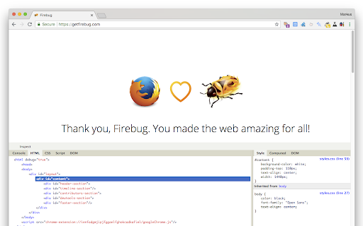 Firebug Lite for Google Chrome