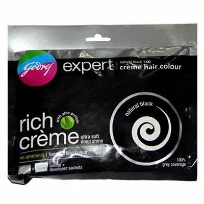 Godrej Expert Rich Creme Natural Black Hair Colour 20 Gm