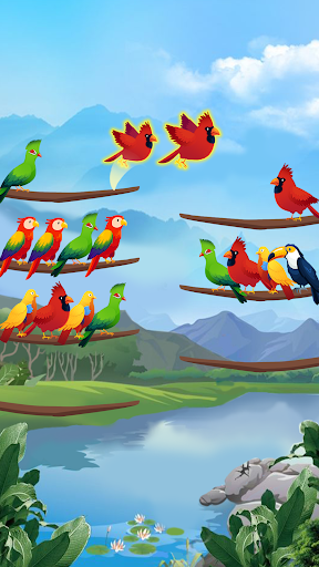 Screenshot Bird Sort - Color Puzzle