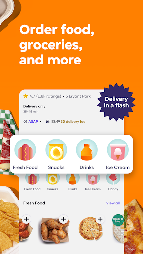 Screenshot Seamless: Local Food Delivery