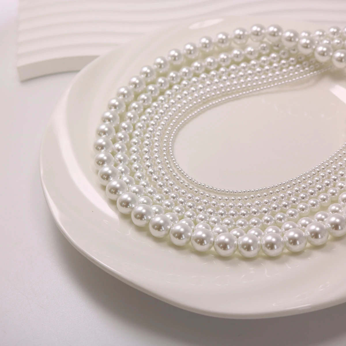 Title 6, Collier Australian White Pearl Élégance intempo...