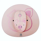  Chuột không dây siêu dễ thương theo phong cách hoạt hình ABS FD E680 (Tặng Kèm Pad Hình Theo Hình Chuột) MÀU HỒNG- HÀNG CHÍNH HÃNG
