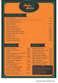 Daire-D-Daire Restaurant menu 1