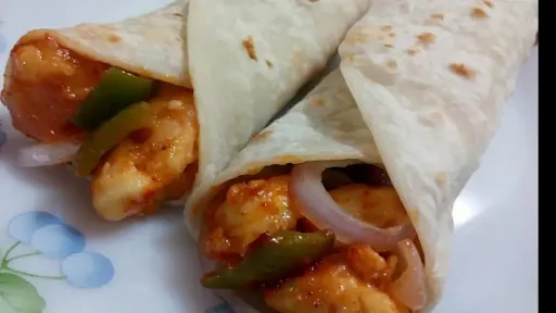 Chilly Paneer Kathi Roll