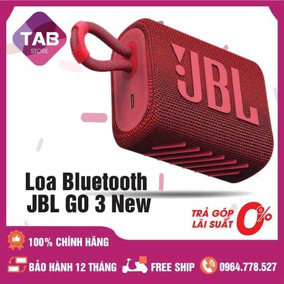 Loa Jbl Go 3 New Chính Hãng - Bảo Hành 12 Tháng