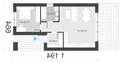 UA315 - Rzut parteru