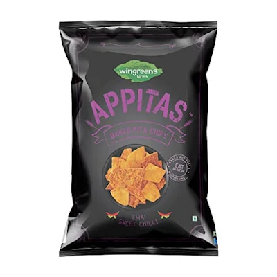 Wingreens Wingreen Appitas Chips - Pita, Thai Sweet Chilli - 60 gm