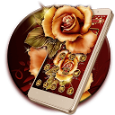 تحميل التطبيق Golden Red Luxury Rose Theme التثبيت أحدث APK تنزيل