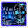 Blue Tech Cool Skull Keyboard Theme Download on Windows