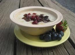 Berries and Hot Cream of Wheat