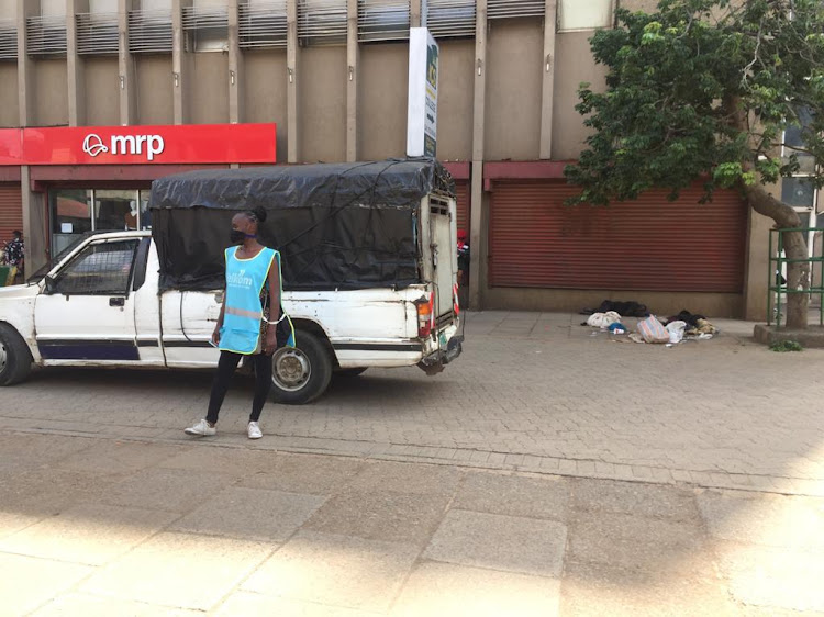 City Inspectorate vehicle parked at Tom Mboya Street on May 20, 2020