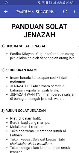 Solat jenazah rukun Rukun shalat