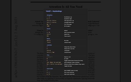 VimDF screenshot 1