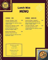 Lunch Wise Meal For All menu 6