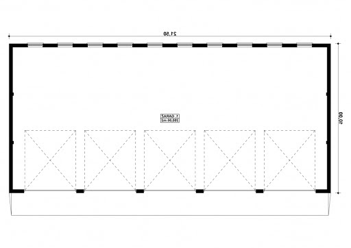 G210 - Rzut garażu
