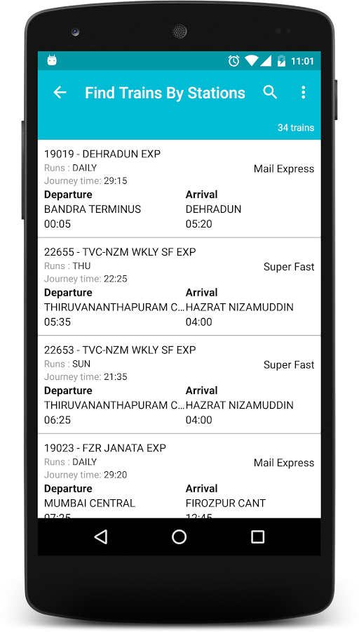    Indian Rail Info App PRO- screenshot  