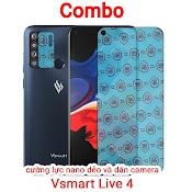 Combo Cường Lực Nano Vsmart Live 4 Và Dán Camera