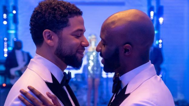 Jussie Smollett scene in Empire.