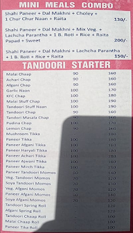 Goyal Ji Foods menu 3