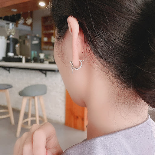 Title 5, Sterling Silver Zipper Fashion Earrings. Unique...