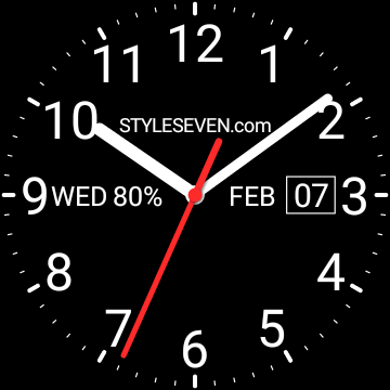 Analog Watch Face-7 for Wear OS by Google