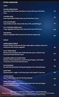 Evviva Sky Lounge - Crowne Plaza Pune City Centre menu 1